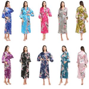 Ladies silk pajamas simulation silk pajamas