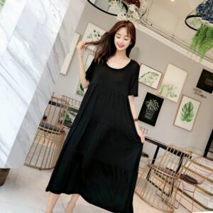 Pregnant Women's Three-tiered Loose Cake Dress