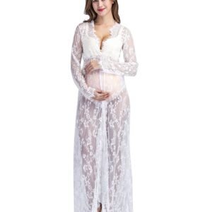 Lace Mopping Dress For Pregnant Women