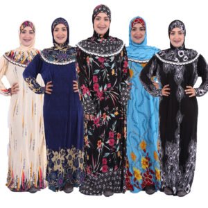 New Style Women's Robe With Headscarf