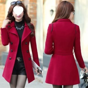 New Autumnwinter Wool Coat And Trench Coat For Middle-aged Women And Moms