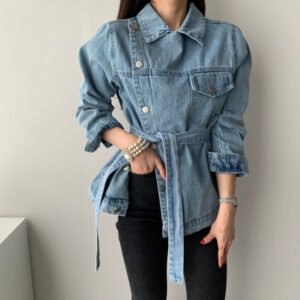 Long sleeve denim jacket