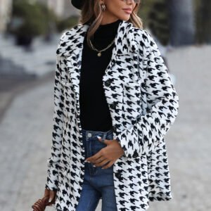 Fleece Casual Plush Women's Long Sleeve Loose Jacket