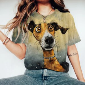 Women's T-shirt Crew Neck Short Sleeves Loose Fit 3D Print