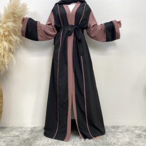 Women's Fashion Casual Splicing Cardigan Robe