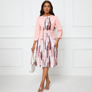 Printed Two-piece Suit Business Suit And Dress
