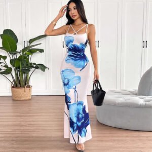 Tube-top Halterneck Sheath Dress