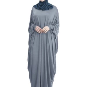 Arab Muslim Casual Clothing Multi-color Bat Sleeve Robe
