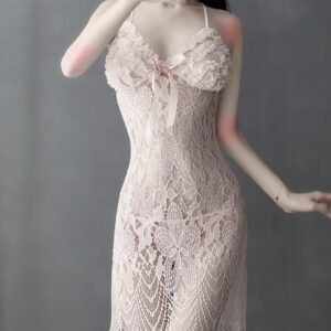 Lace Sexy Lingerie Bra-free White Princess Role-play Seductive Spaghetti Straps Open Back Alluring